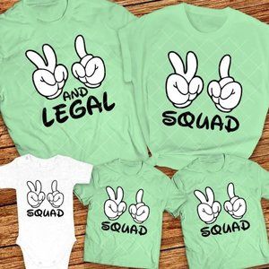 Finally legal funny 21st birthday shirt,21st Birthday Shirt,Legal Squad 21 Shirt